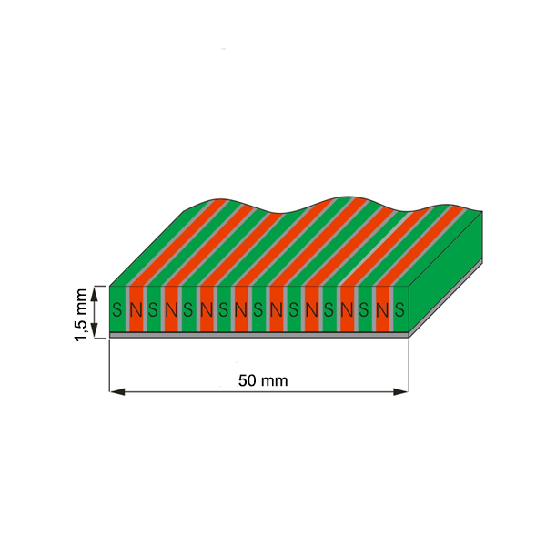 Banda magnetica l 50  h 1.5 C