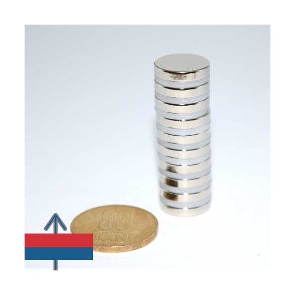 Magnet neodim disc 15 x 03 mm 4