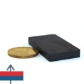 Magnet ferita bloc 50 x 25 x 5.6 mm 2