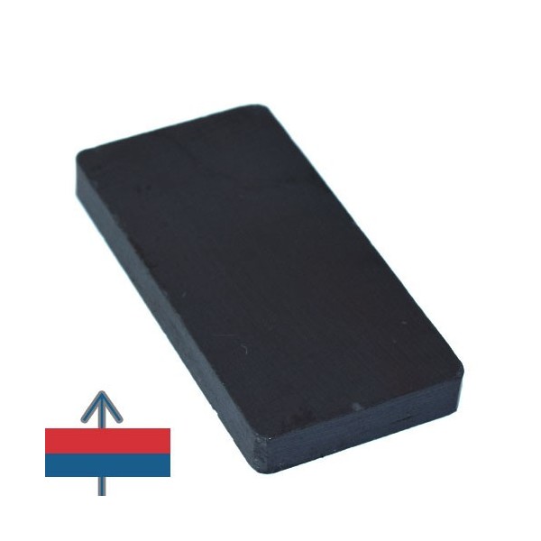 Magnet ferita bloc 50 x 25 x 5.6 mm 5