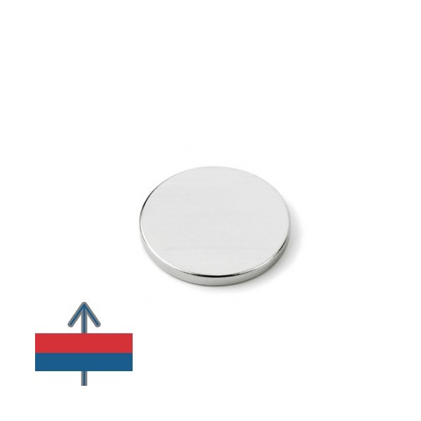 Magnet neodim disc 20 x 02 mm magnetizare