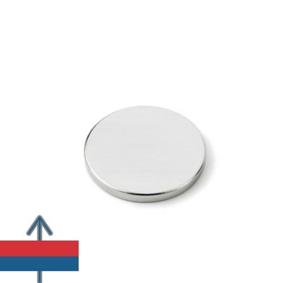 Magnet neodim disc 20 x 02 mm magnetizare