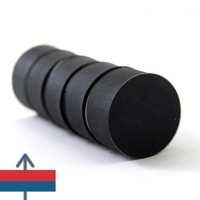Magnet neodim disc 22 x 11.4 mm cauciucat 6