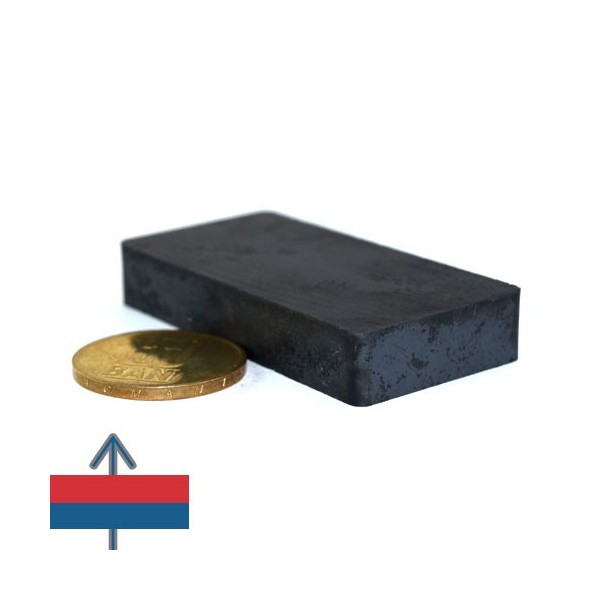 Magnet ferita bloc 60 x 30 x 10 mm 2