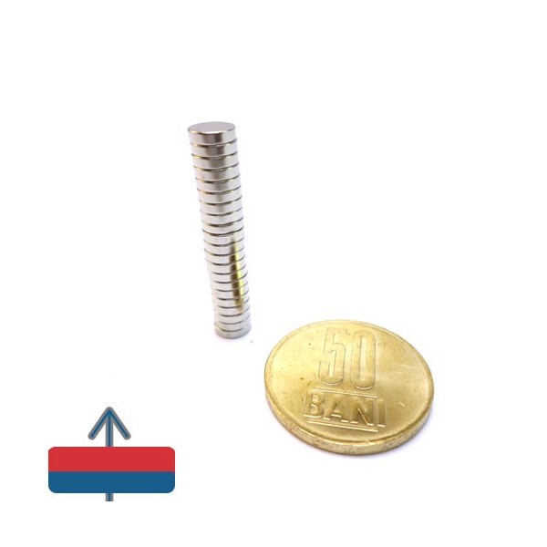 Magnet neodim disc 06 x 1.5 mm 2