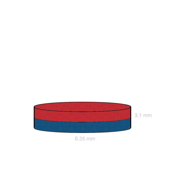 Magnet neodim disc 06 x 03 mm C