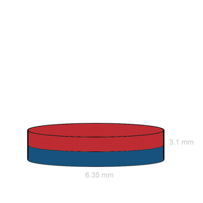 Magnet neodim disc 06 x 03 mm C