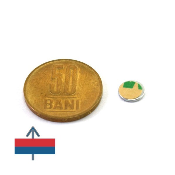 Magnet neodim disc 8x1 mm 5