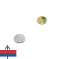 Magnet neodim disc 8x1 mm 6