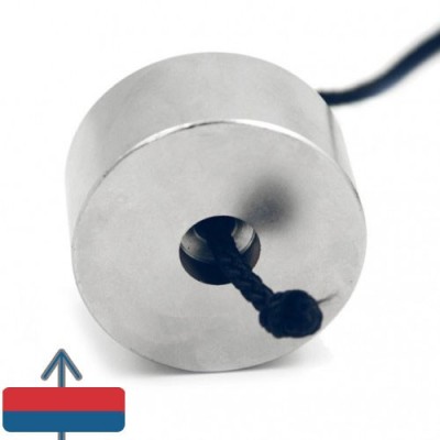 Magnet neodim inel 60 x 06 x 30 mm cu sfoară