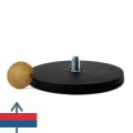 Magnet neodim oala D88 mm cauciucat filet exterior 3