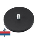 Magnet neodim oala D88 mm cauciucat filet exterior 4