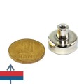 Magnet neodim oala D20 mm cu carlig 1
