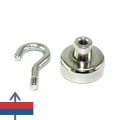Magnet neodim oala D20 mm cu carlig 4