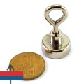 Magnet neodim oala D20 mm cu carlig inelar 1
