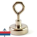Magnet neodim oala D25 mm cu carlig inelar 2