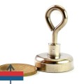 Magnet neodim oala D25 mm cu carlig inelar 3