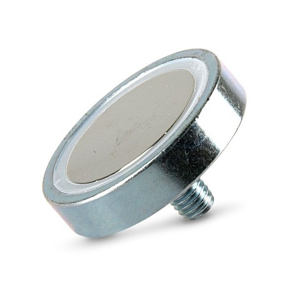 Magnet neodim oală D 32 mm filet exterior