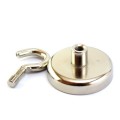 Magnet neodim oala D42 cârlig cu cârligul demontat