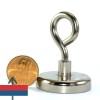 Magnet neodim oală D 42 mm cârlig inelar 2