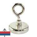 Magnet neodim oală D 42 mm cârlig inelar cu magnetizare