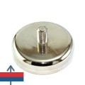 Magnet neodim oala D48 mm cu filet exterior 6