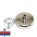 Magnet neodim oala D60 mm cu carlig inelar 3