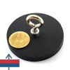 Magnet neodim oala D66 mm cauciucat cu carlig inelar 1