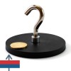 Magnet neodim oala D88 mm cauciucat carlig 1 2