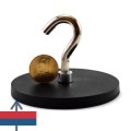 Magnet neodim oala D88 mm cauciucat carlig 3
