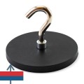 Magnet neodim oala D88 mm cauciucat carlig 5