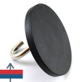 Magnet neodim oala D88 mm cauciucat carlig 6
