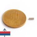 Magnet neodim bloc 5 x 2 x 1 mm cu magnetizare