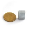 Magnet neodim bloc 12 x 6 x 1 mm - N38 - Zn cu magnetizare 2