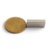 Magnet neodim bloc 20 x 4 x 0,5 mm - N35 cu magnetizare 2