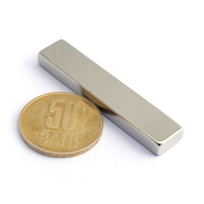 Magnet neodim bloc 50 x 10 x 5 mm - N45 orizontal