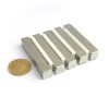 Magnet neodim bloc 50 x 10 x 10 mm - N45 cu magnetizare proportional 2