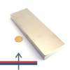 Magnet neodim bloc 200 x 70 x 20 mm - N45 cu magnetizare proportional