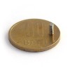 Magnet neodim disc 2 x 0,5 mm - N42 cu magnetizare 2