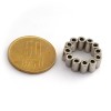 Magnet neodim inel 4 x 2 x 6 mm - N42 diametral cu magnetizare 2