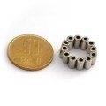 Magnet neodim inel 4 x 2 x 6 mm - N42 grup cerc