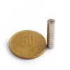 Magnet neodim inel 5 x 1 x 2 mm - N48 cu magnetizare 2