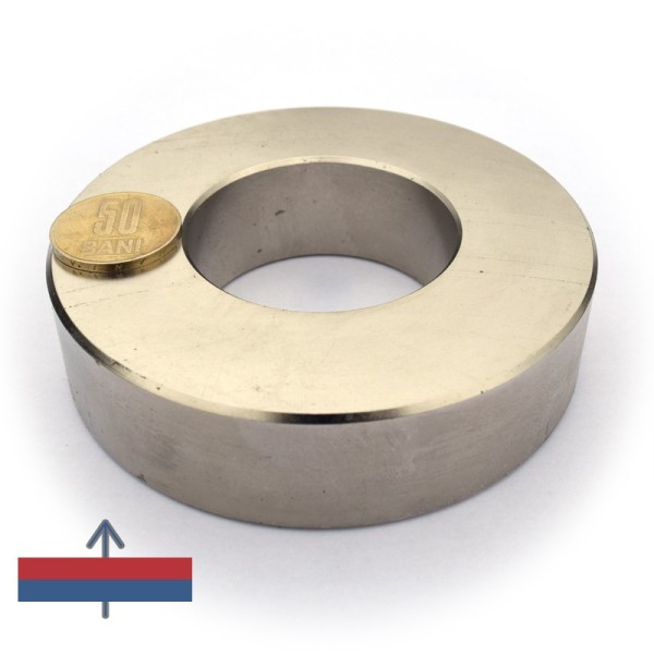 Magnet neodim inel 100 x 50 x 25 cu magnetizare