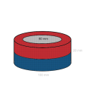 Magnet ferită inel 100 x 60 x 20 mm - schemă
