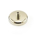 Magnet neodim oală D 60 mm cârlig inelar