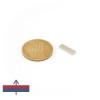 Magnet neodim bloc 14 x 4 x 1,5 mm - N42SH - NiCuNi cu magnetizare