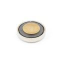 Magnet ferita oala D 40 mm cu moneda de 50 bani peste