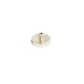 Magnet ferită oală D 32 mm cu gât filetat la interior