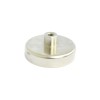 Magnet ferită oală D 80 mm cu gât filetat la interior