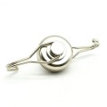 Magnet neodim oală D 36 mm cu cârlig / cuier rotativ cu 2 grade de libertare 180 / 360 2 bucăți lipite